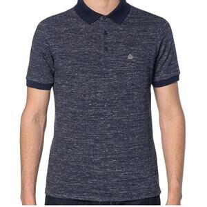 NWT Merc London Navy Blue Striped Polo Short Sleeve Shirt Size XL Portland New